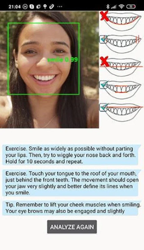 Smile Trainer - improve coach for beautiful smile for Android - Download Now