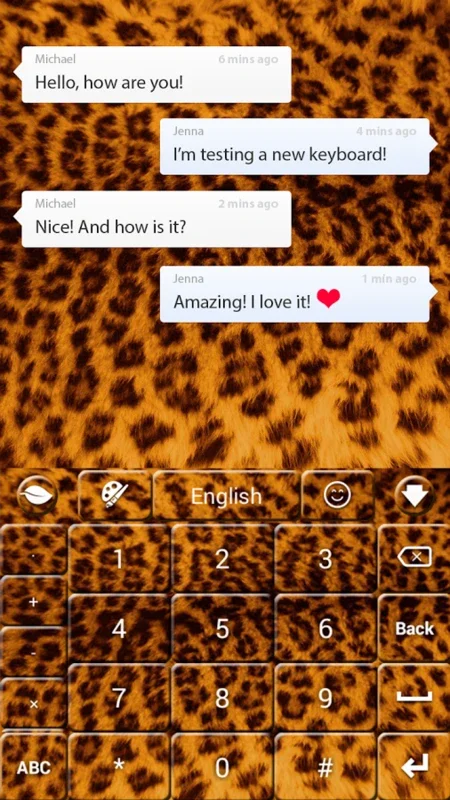 Leopard Keyboard for Android - Stylish and Immersive Typing