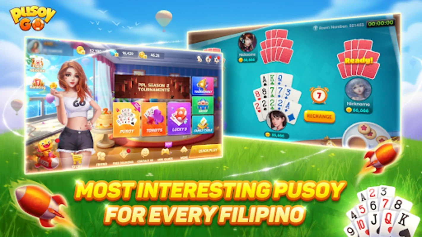 Pusoy Go-Competitive 13 Cards for Android: Strategic Card Gaming