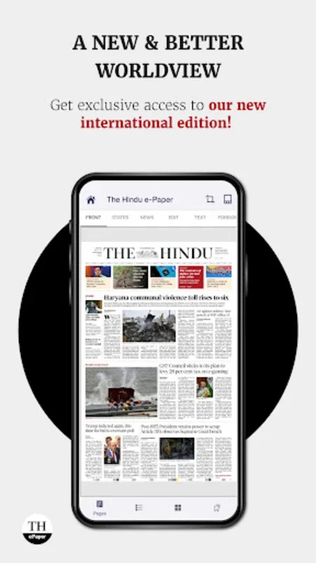 The Hindu ePaper for Android - Stay Informed Anytime, Anywhere