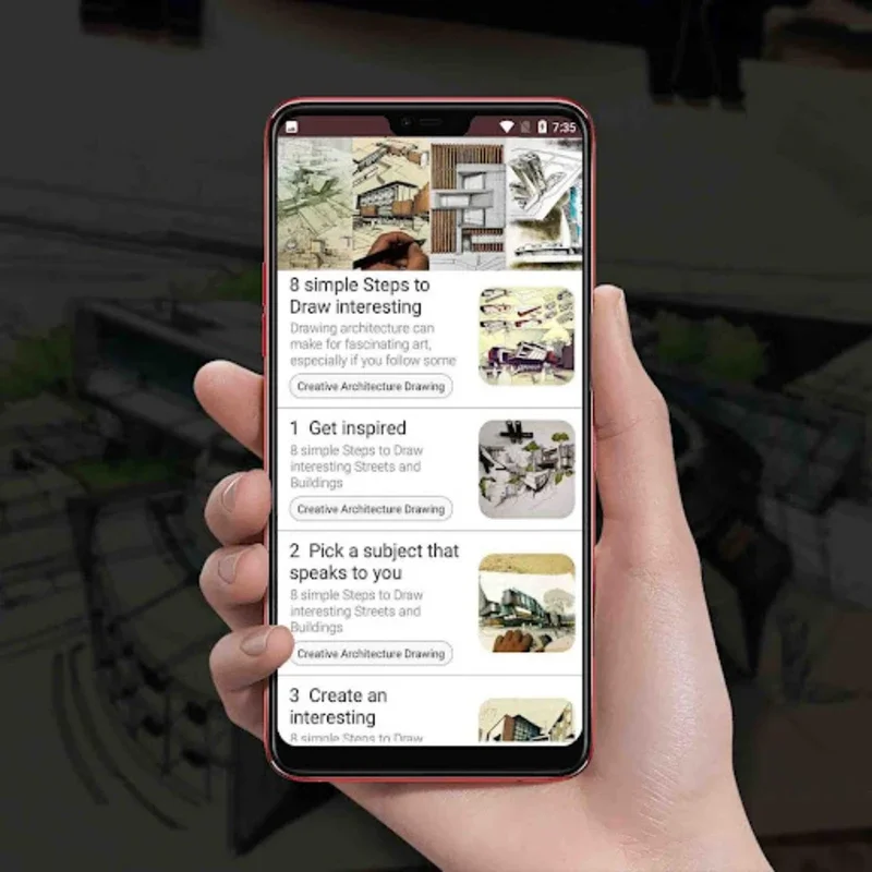 Creative Architecture Drawing for Android - A Design and Problem - Solving Aid