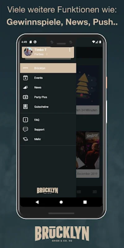 Brücks for Android - Navigate City Nightlife Easily