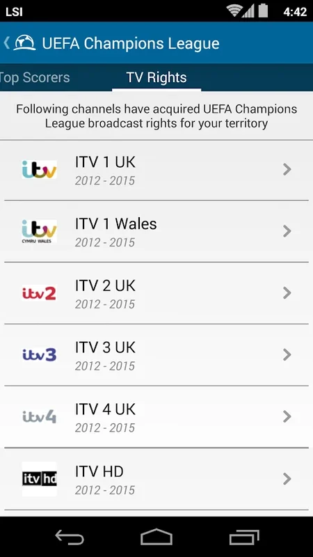 Live Football TV for Android - Get the App for Free