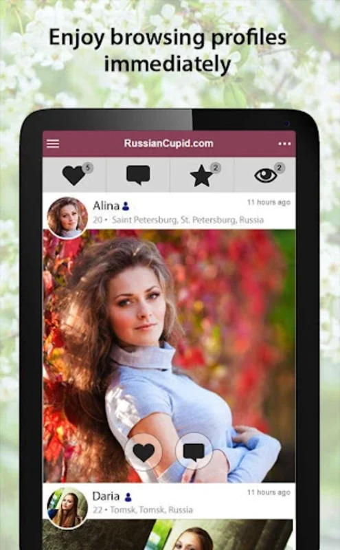 RussianCupid: Russian Dating for Android - Find European Matches