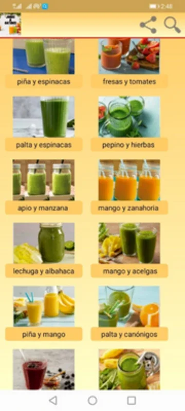 Jugos y Batidos for Android: Delicious Beverage Recipes