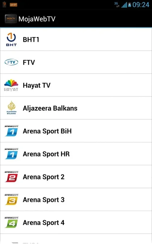 Moja webTV for Android - Seamless TV Access