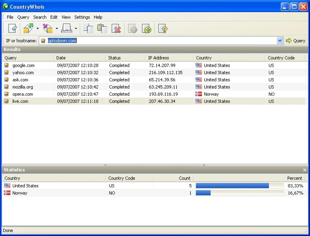 CountryWhois for Windows - Instantly Locate IP Address Countries