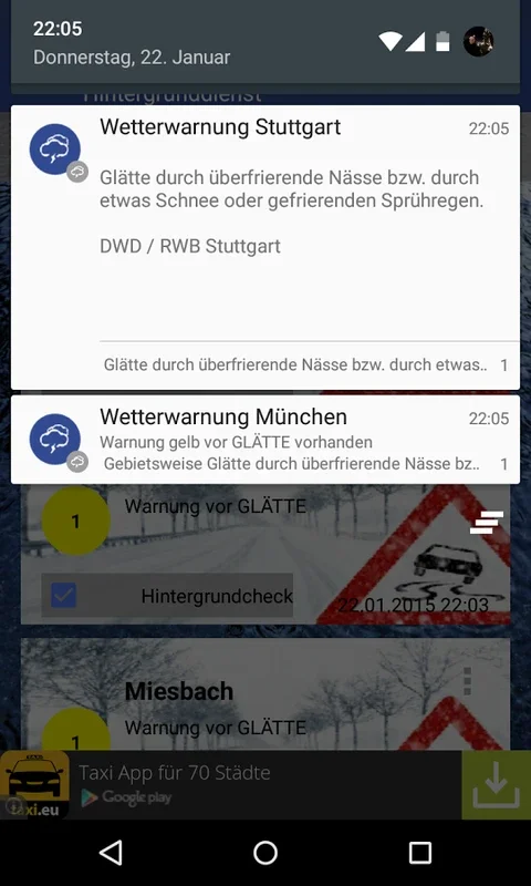 Wetterwarner for Android: Real-Time Weather Info