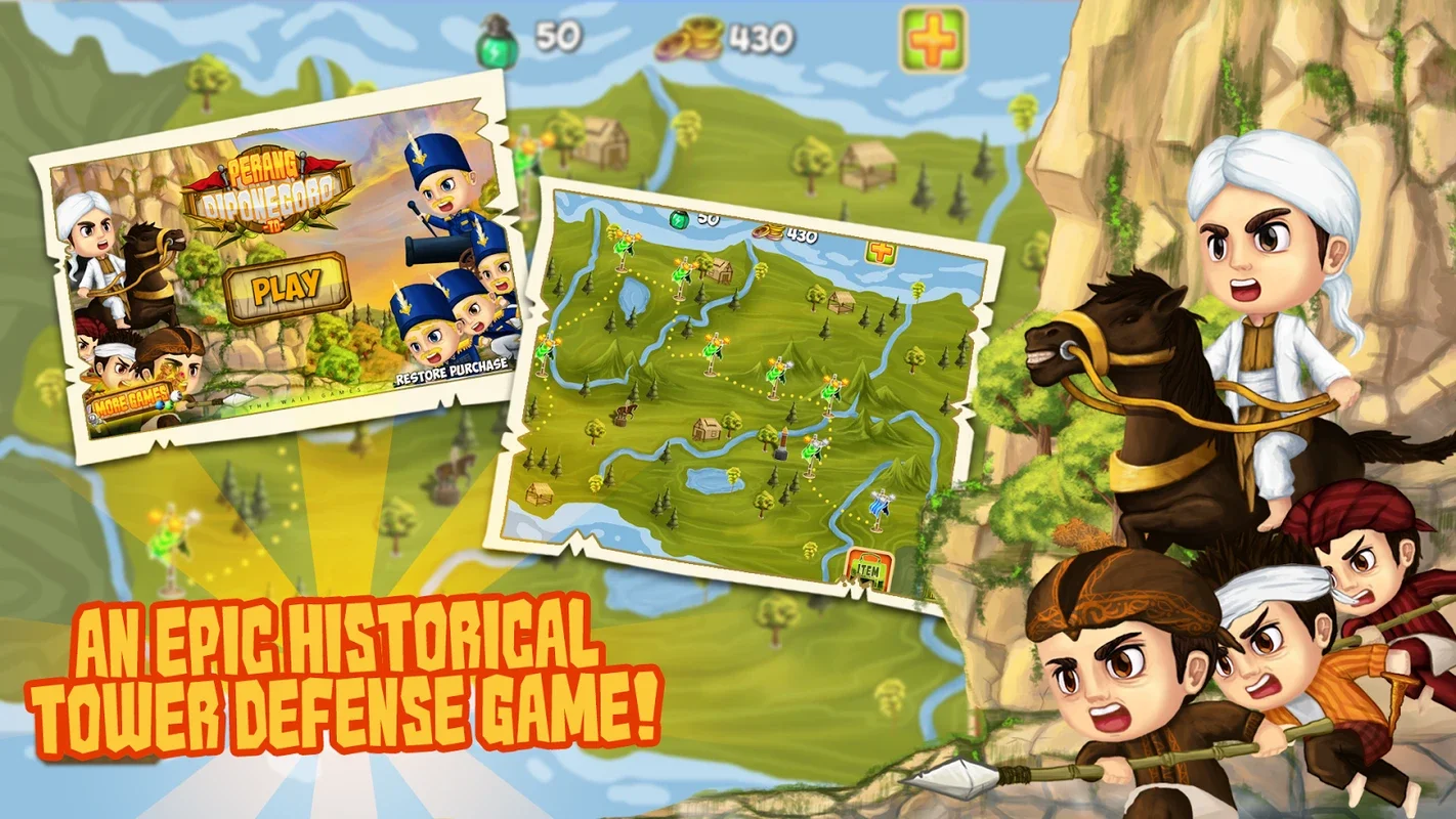 Diponegoro for Android - Immersive Strategy Experience