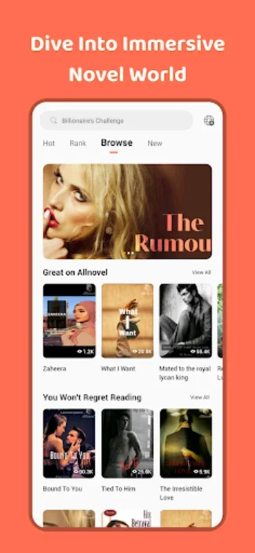 Allnovel for Android - Immerse Yourself in 10,000+ Stories