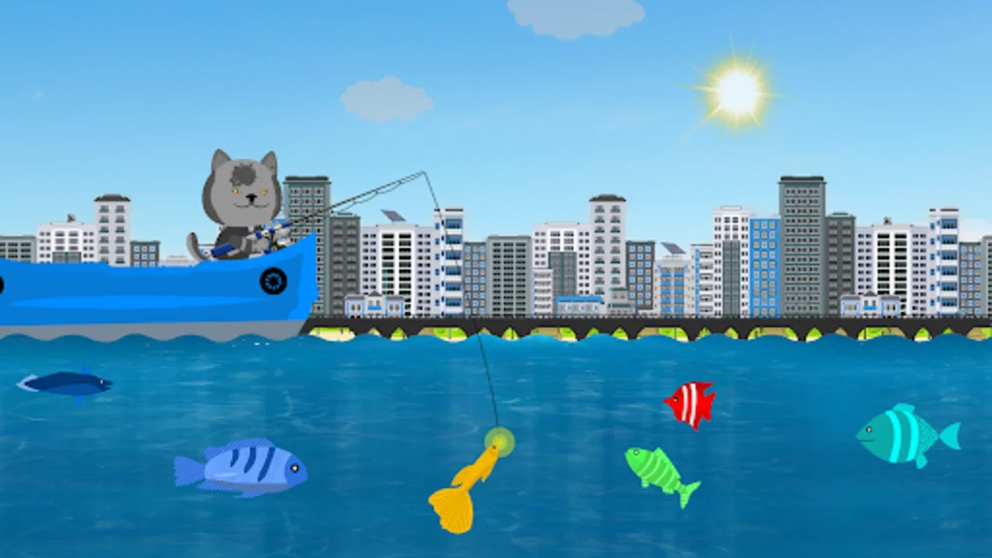 Cat Goes Fishing Simulator on Android: A Relaxing and Strategic Game