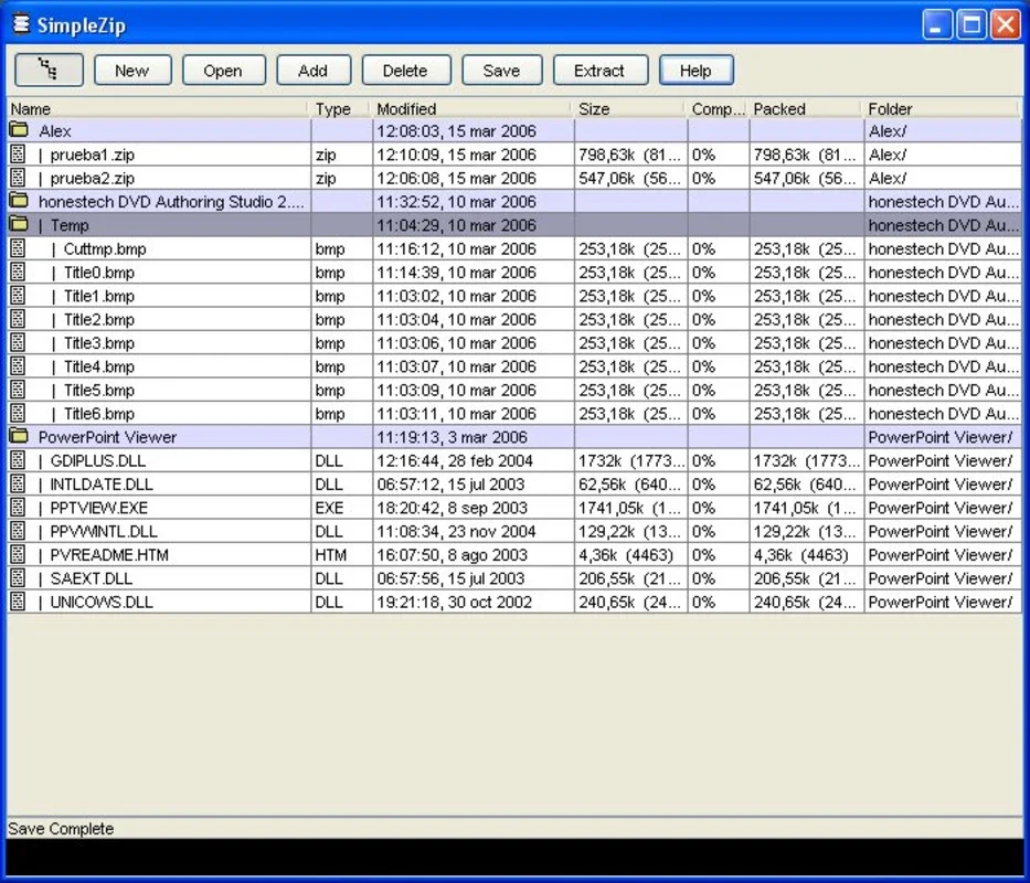 SimpleZip for Windows - A Free Compression Tool