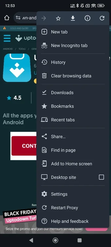 FreeBrowser for Android - Unrestricted Web Browsing