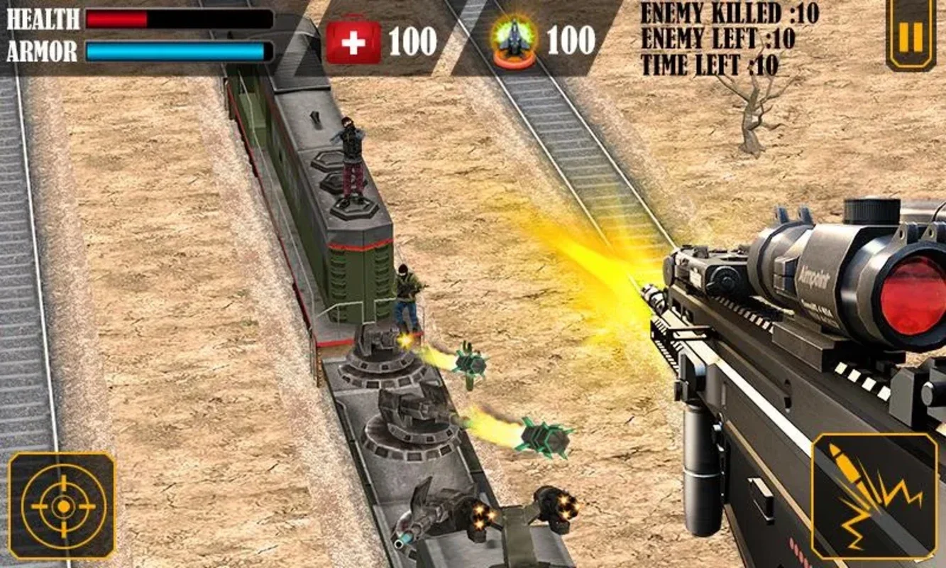 Train Attack 3D for Android - Intense FPS Experience