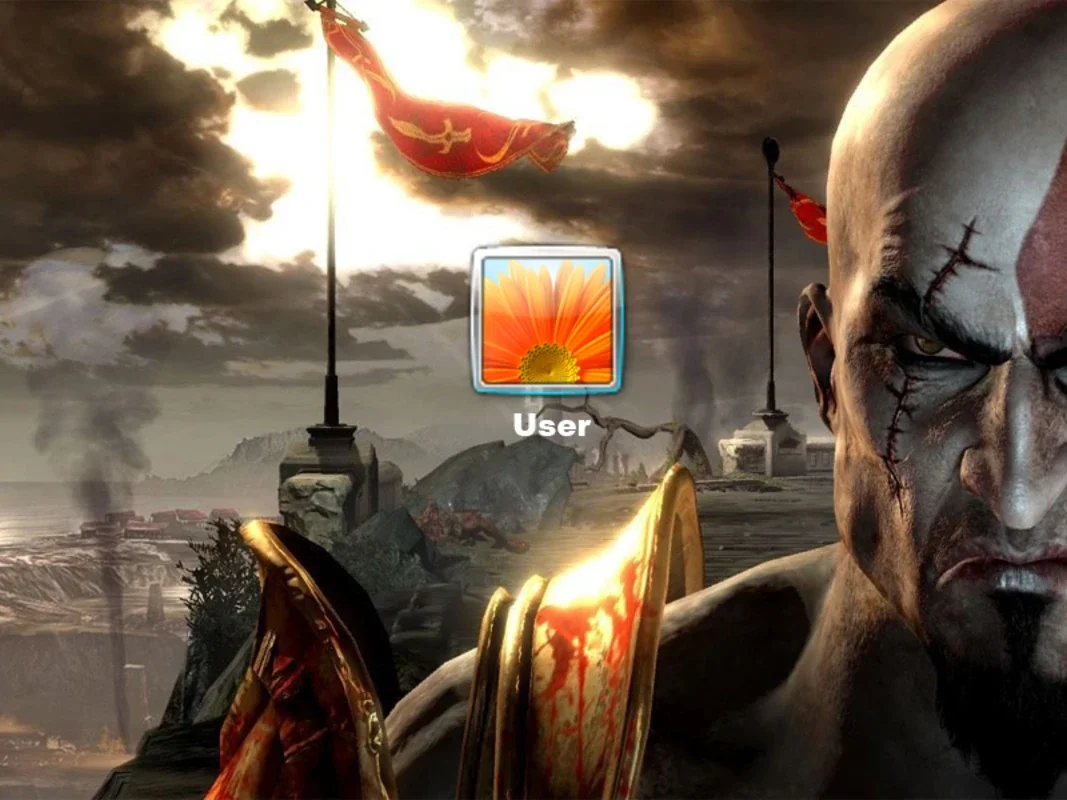 God Of War Logon Screen for Windows - High - Res Kratos Images