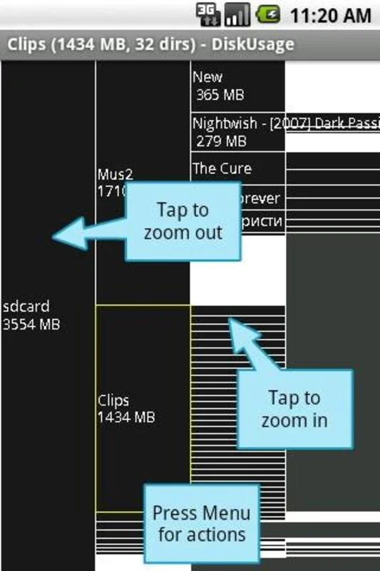 DiskUsage for Android - Manage Memory Easily