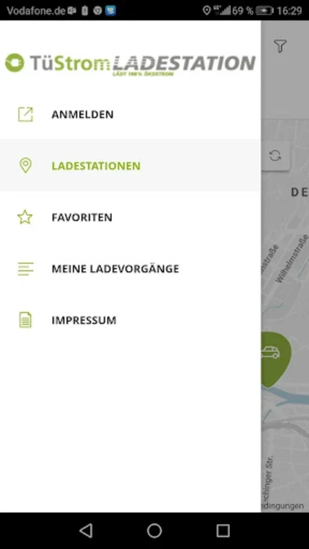 Lade TüStrom for Android: Streamlined EV Charging in Tübingen