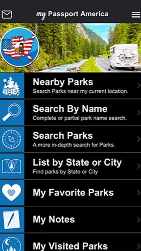 My Passport America for Android - Find Discounted Campgrounds