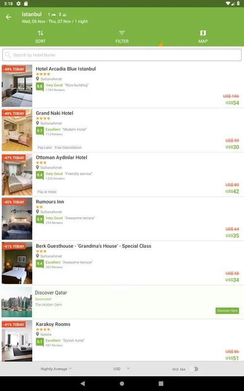 Wego Flights & Hotels for Android - Great Travel Deals