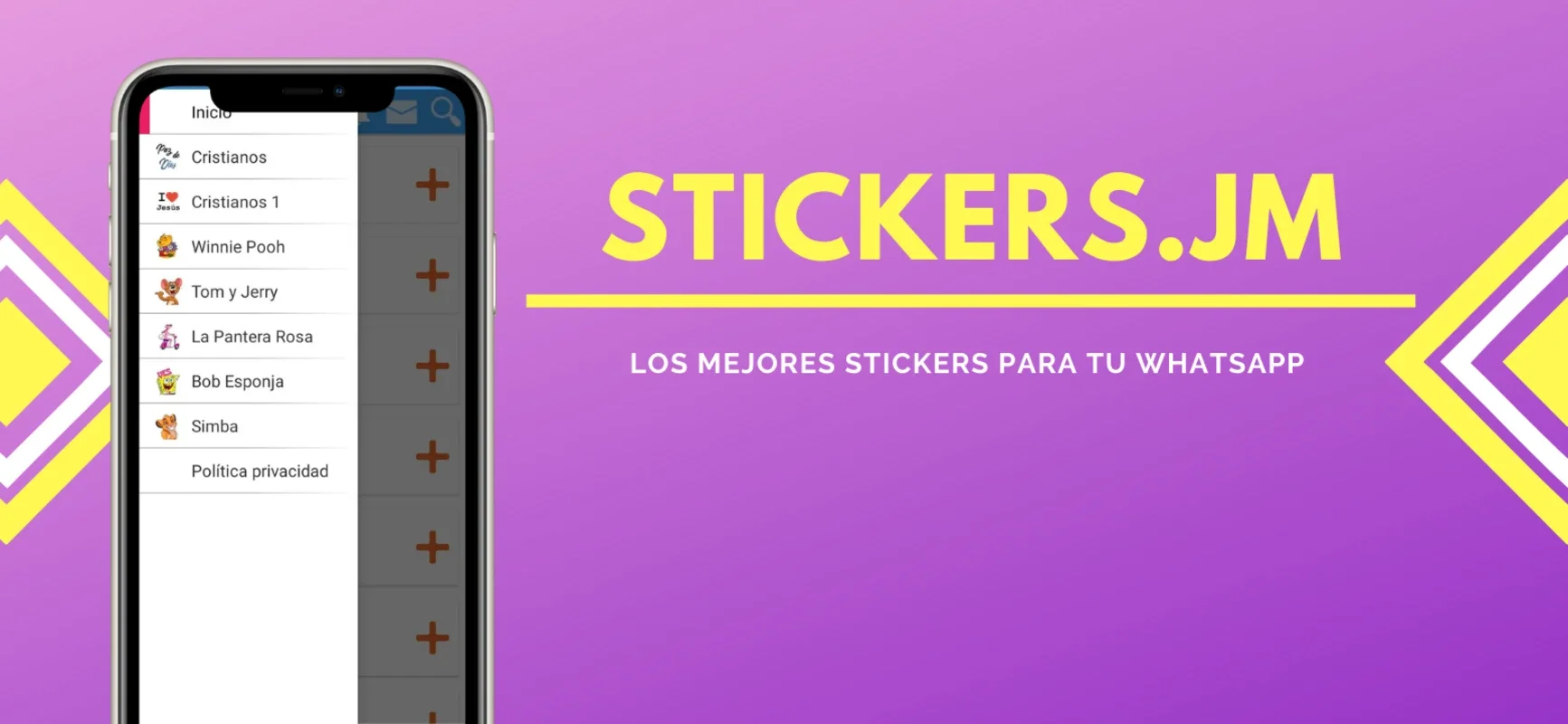 Stickers.jm for Android: Fun and Diverse