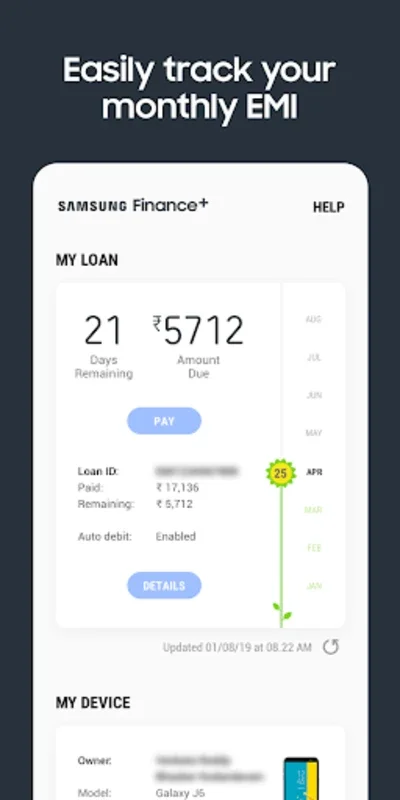 Samsung Finance + for Android: Zero-Interest EMI Financing