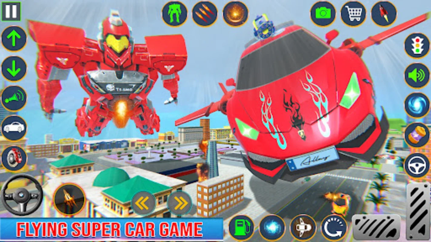 Flying Taxi Robot Game for Android - Download the APK from AppHuts