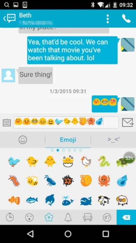 Handcent Emoji(Android): Enrich Your Messaging