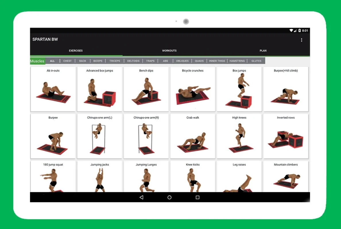 SPARTAN BODYWEIGHT FREE for Android: Transform Your Fitness