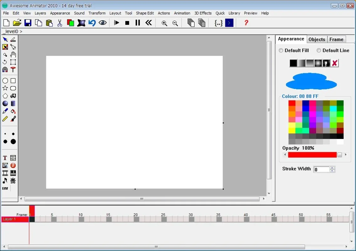 Awesome Animator for Windows - Simple Flash Animation Creation