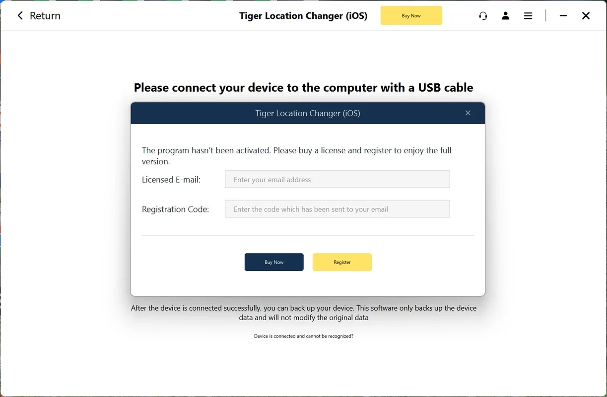 Tiger Location Changer for Windows - Easily Modify GPS Location