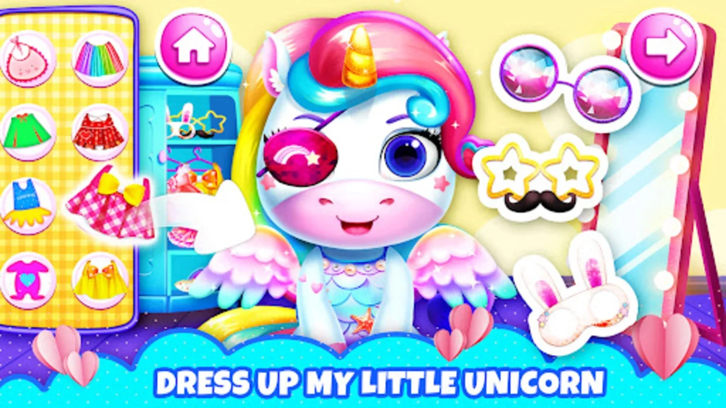 My Unicorn: Fun Games for Android - Nurture Your Unicorn