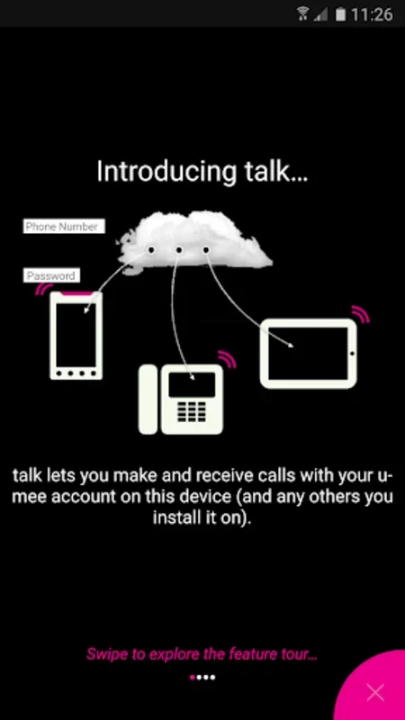 u-mee talk for Android: Seamless Communication