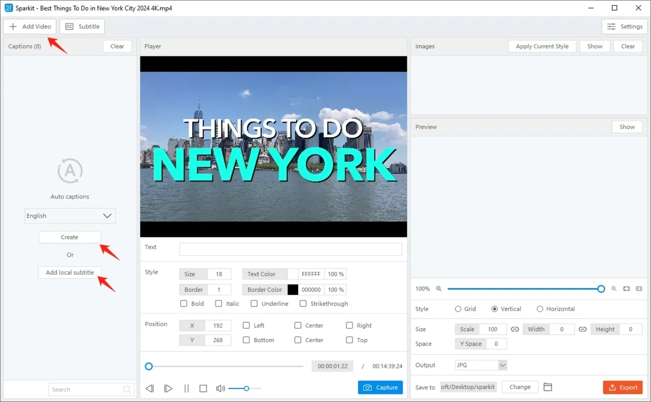 Sparkit for Windows - Transform Videos into Images