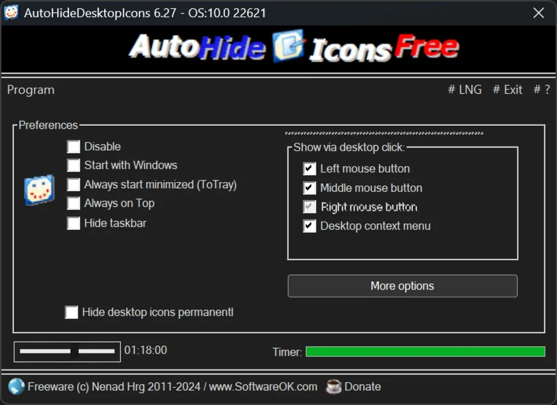 AutoHideDesktopIcons: Reclaim Your Clean Windows Desktop