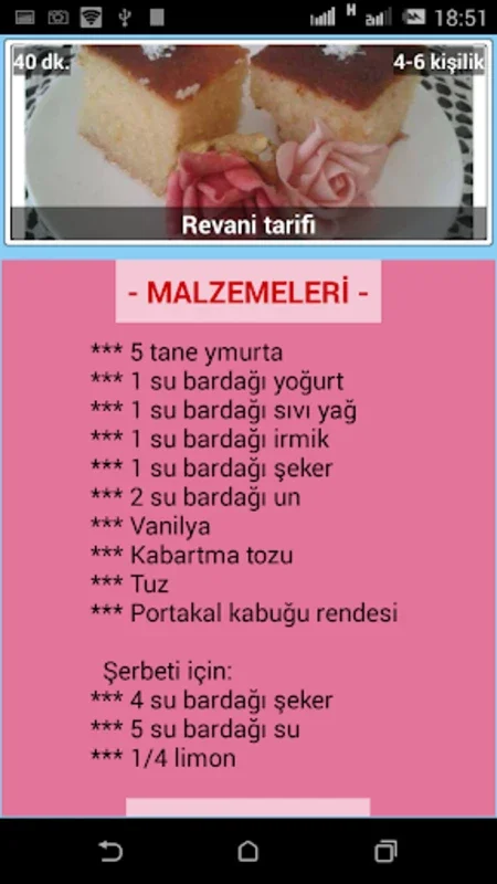 Pratik Tatlı Tarifleri for Android: Delicious Dessert Recipes