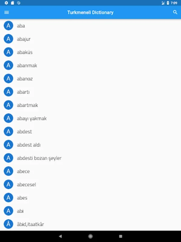 Turkmeneli Dictionary for Android - Offline Translator