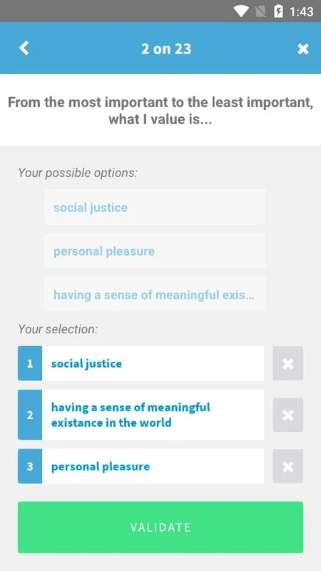 Praditus for Android - Uncover Your Personality