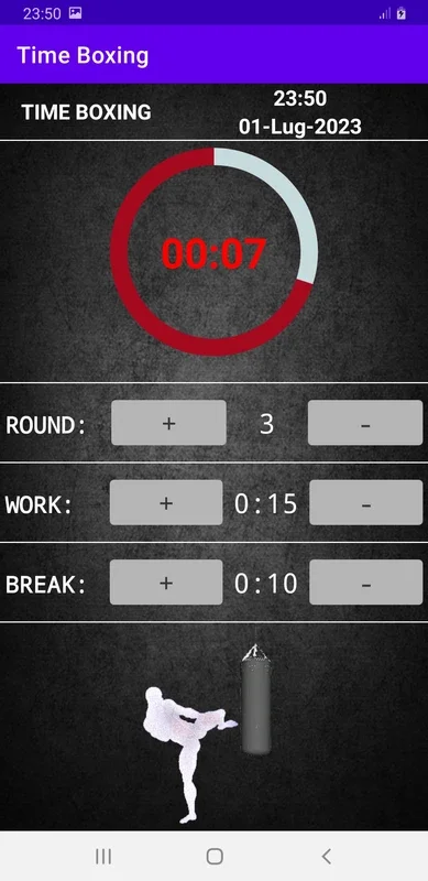 Time Boxing for Android: Manage Martial Arts Time