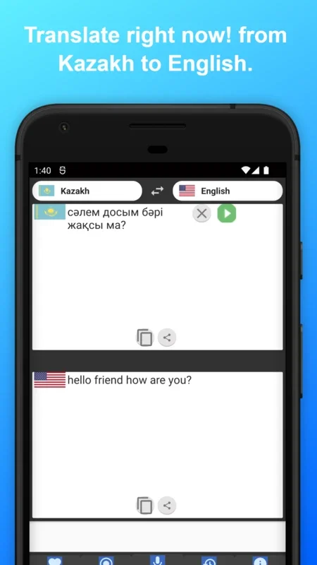 English to Kazakh Translator for Android - Seamless Language Conversion