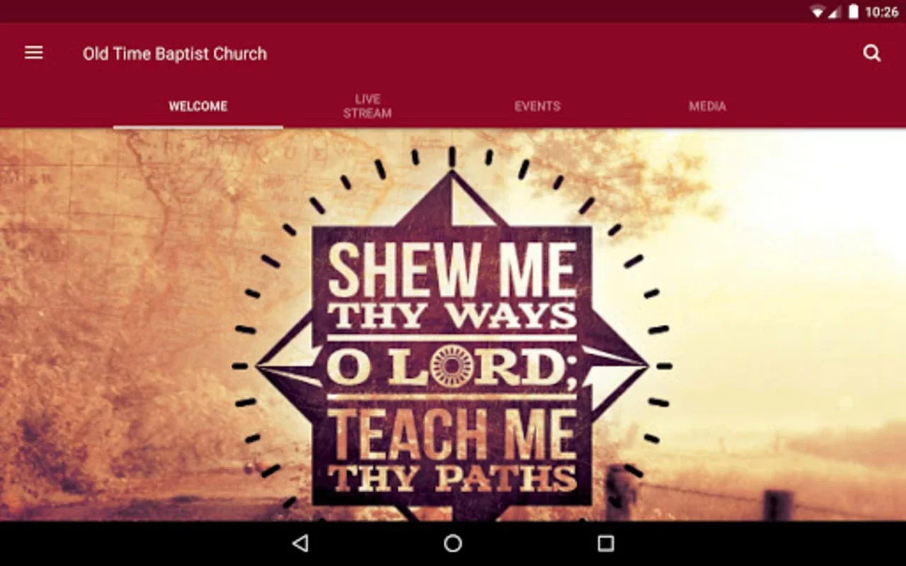 Old Time Baptist Church for Android - Nurture Your Faith