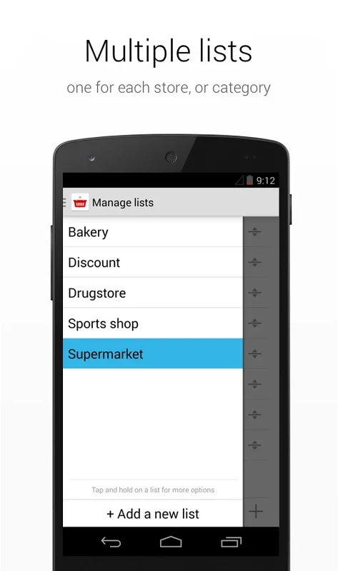 Shopping List for Android - Organize Your Grocery Shopping