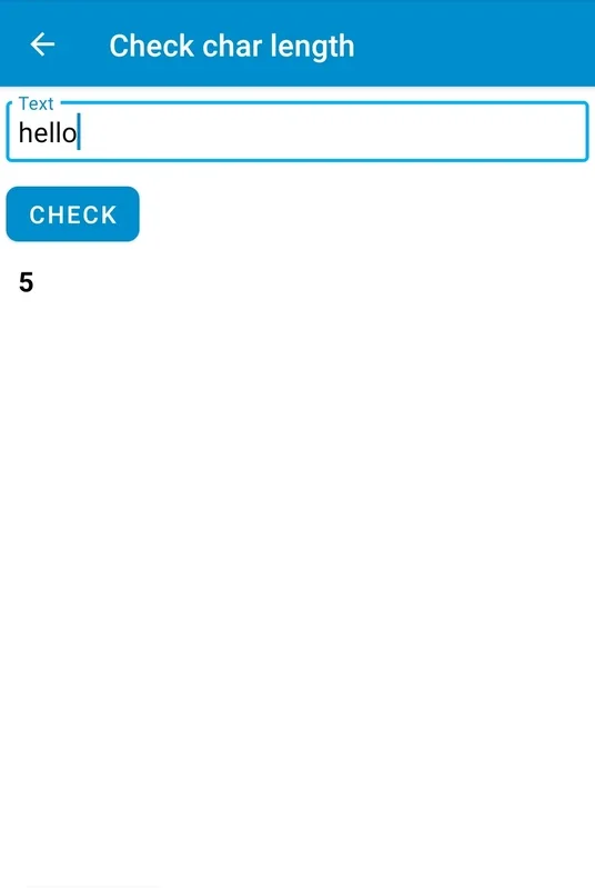 Check char length for Android - Simplify Character Counting