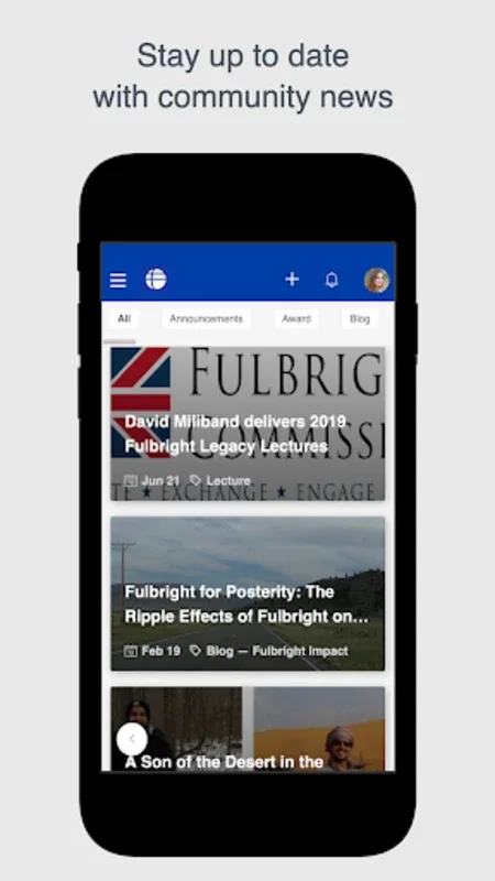 Fulbrighter for Android: Connect with Fulbright Alumni Worldwide