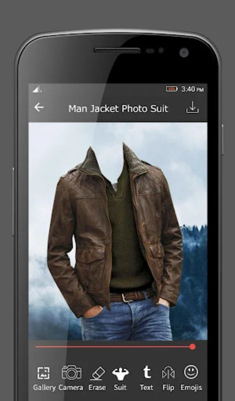 Man Jacket Photo Suit for Android - Enhance Your Photos