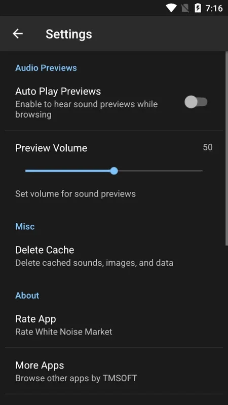 White Noise Market for Android - Relax with Thousands of Sounds