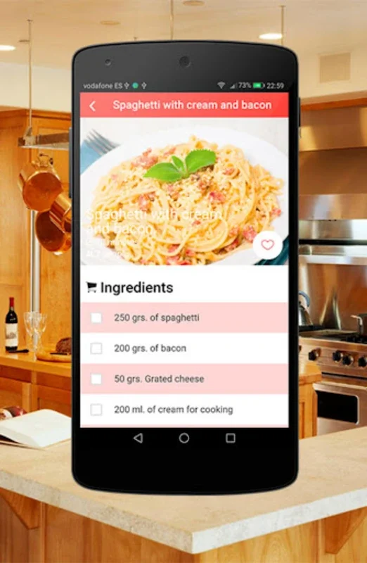 Pasta Recipes for Android: Over 100 Italian Dishes