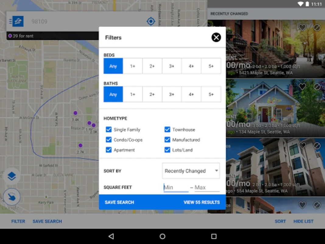 Apartments & Rentals for Android - Find Your Next Home Easily