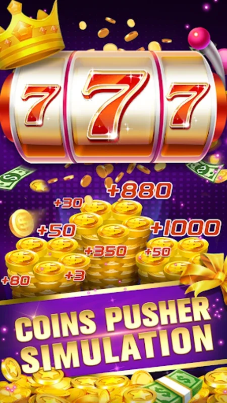 Daily Pusher Slots 777 for Android - Enjoy Virtual Coin-Pushing