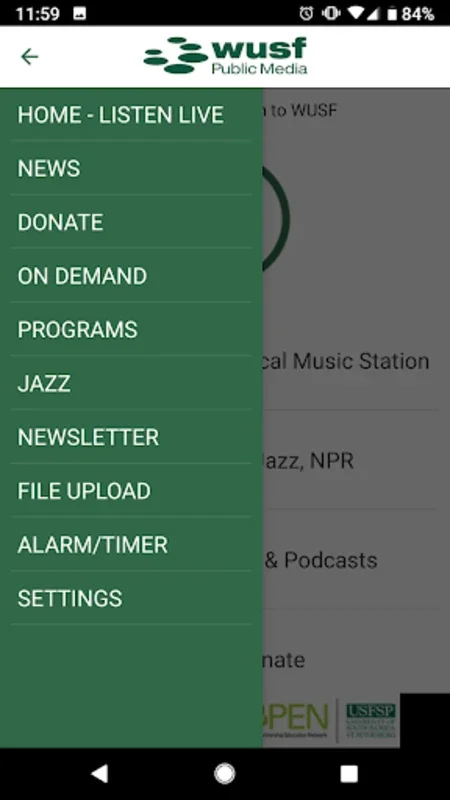 WUSF for Android - Seamless Audio Experience