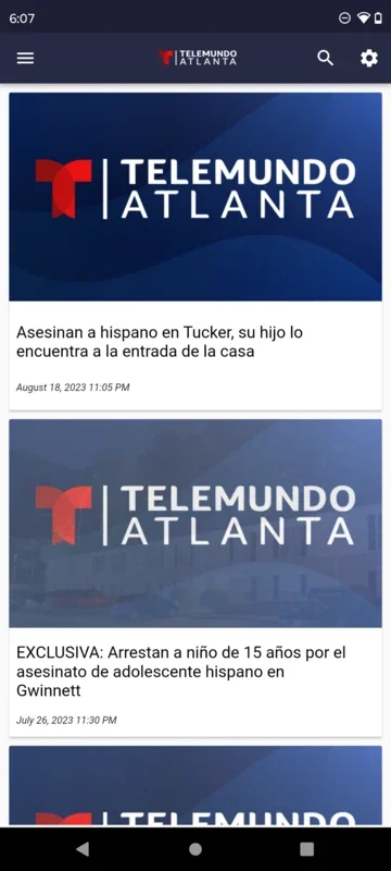 Telemundo Atlanta for Android - Official App with Live and On-Demand Content